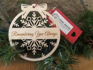 2023 Hospice Remembrance Ornament Remembering you always, Plymouth, NH