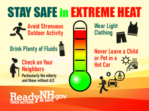 Stay safe in extreme heat, Plymouth, NH Pemi-Baker Hospice & Home Health